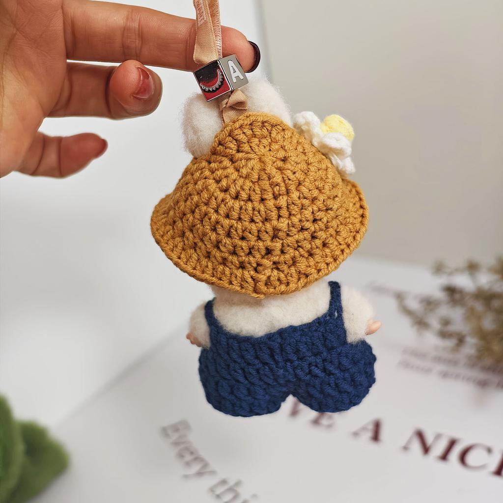 [Cloth Only] 10cm Doll Clothes Handmade Bear Style Spring Field Set Adorable & Fashionable Doll Clothing Set Replacement