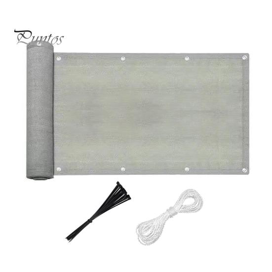 5x0,9 м балконный экран ограждение защита от ультрафиолета устойчивый к погодным условиям экран для перил апартаментов прочная ветрозащитная сетка солнцезащитный козырек