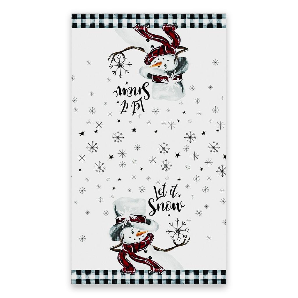 Cross-border New Product Hot-selling Models, Christmas Day Printed Towels, Kitchen Water-absorbing Small Towels, Hand Towels, To Customize