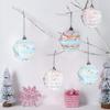6 Pack 6cm Macaroon Color Christmas Ball Donuts Candy Rainbow Xmas Tree Ball Christmas Foam Decorative Hanging Ornament