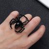 Gothic Adjustable Hip Hop Promise Biker Mens Rings Halloween Punk Simulation Animal Spider Ring