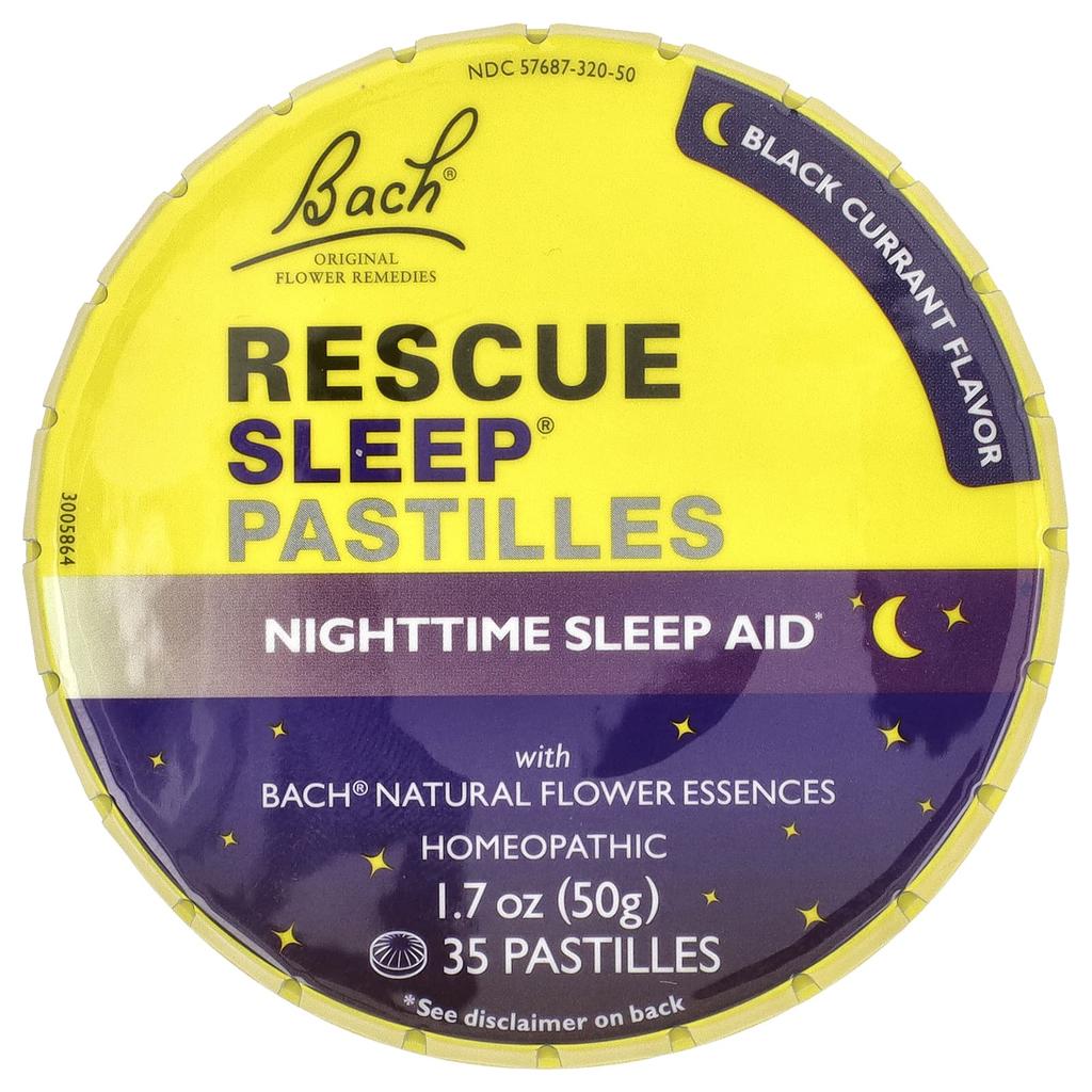 Bach, Rescue Sleep® Tablets, Black Currant, 35 Tablets, 1.7 oz (50 g)