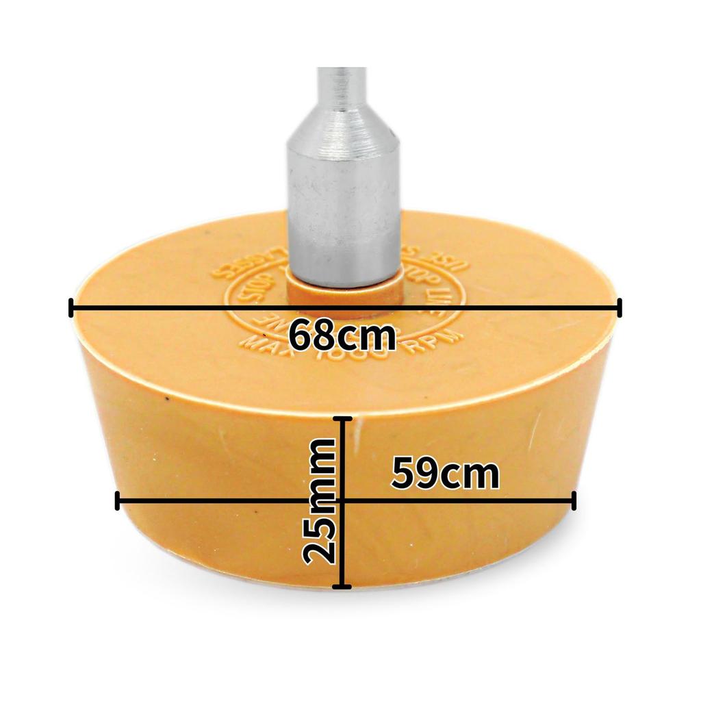 Set of 3 Extra Thick Rubber Tracers, Balance Weights, Wheel Weights, Vehicle Inspection Sticker Remover, Body Sticker Remover, Tool