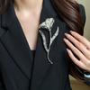 Zinc Zinc Alloy Tulip Brooch Suit Charm Deco Clothing Pin Accessories Flower Bud Brooch  Ladies