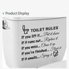Creative English Proverbs Wall Sticker Black Sticker