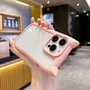 Милый 3D Чехол для телефона с ушками кошки Для iPhone Air 17 E 16 Plus 15 14 13 12 11 Pro Max X XS XR 7 8 SE 2022 2020 17E 16E Ударопрочный Матовый Прозрачный Задний Чехол
