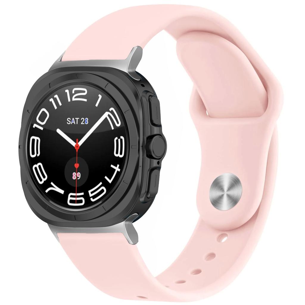 Спортивный силиконовый ремешок для Samsung Galaxy watch 7 ultra Ремешок 47 мм Аксессуары correa Браслет galaxy watch 7 FE 44 мм 40 мм 40 ремешок