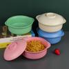 Large Capacity Household Anti-scalding Soup Pot with Lid and Instant Noodle Bowl with Ears