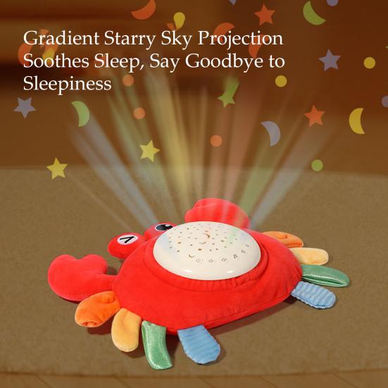 Ползающий краб детская игрушка проекция музыкальные игрушки для младенцев 0-12 месяцев игрушки для времени на животике с ребенком