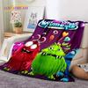 Игровое одеяло My Singing Monsters Мультяшное Мягкое Фланелевое для Кровати Спальни Дивана Пикника, Плед для Покрытия на Улице Повседневный Подарок