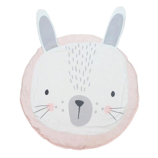 Детский игровой коврик из мягкого материала, коврик для ползания для малышей, круглый дизайн, коврик для занятий для младенцев с рисунком животных, коврик для ползания для младенцев