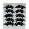 Beauty Eye Makeup Tools Criss-cross Thick Long False Eyelashes Wispies Fluffies 8D Mink Hair