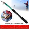Удочка и катушка, комплект из 127 рыболовных снастей, телескопическая удочка со спиннингом, поплавки, крючки, аксессуары