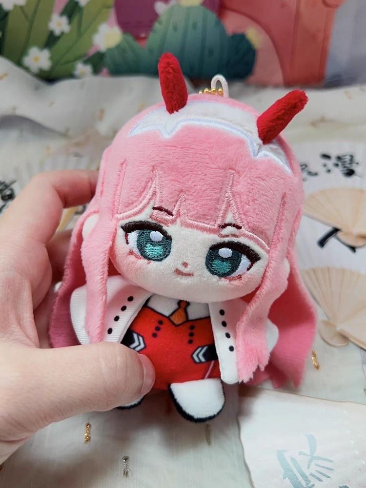 Плюшевая кукла Зеро Ту из аниме Darling In The Franxx, Косплей, Милый мультяшный брелок-подвеска, Подарок на день рождения для детей