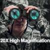 Мощный бинокль 20X50, телескоп дальнего действия, профессиональный HD-зум, военный, при слабом освещении, ночного видения для охоты, кемпинга, снаряжение