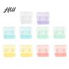 Push Clip Folder 10Pcs Mini Transparent with Office Organizer for Document Organizing Documents Test Papers Receipts School Storage Supplies Color