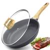 GiPP 20cm Frying Pan with Lid, Induction Cooktop Compatible, Non-Stick, Heat-Resistant Handle, Ceramic Coating, Healthy, Easy To Clean, High Heat Effi