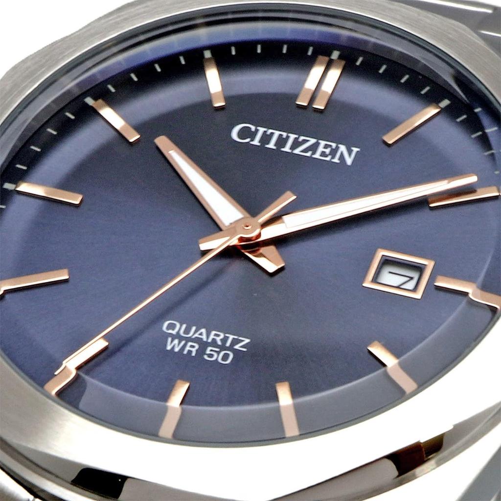 Citizen Мужские кварцевые часы CITIZEN BI5110-54H серо-голубые
