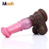 Силиконовый реалистичный пенис животного Фэнтези узел лошадь дилдо с присоской секс-игрушки для женщин мастурбатор взрослые игры