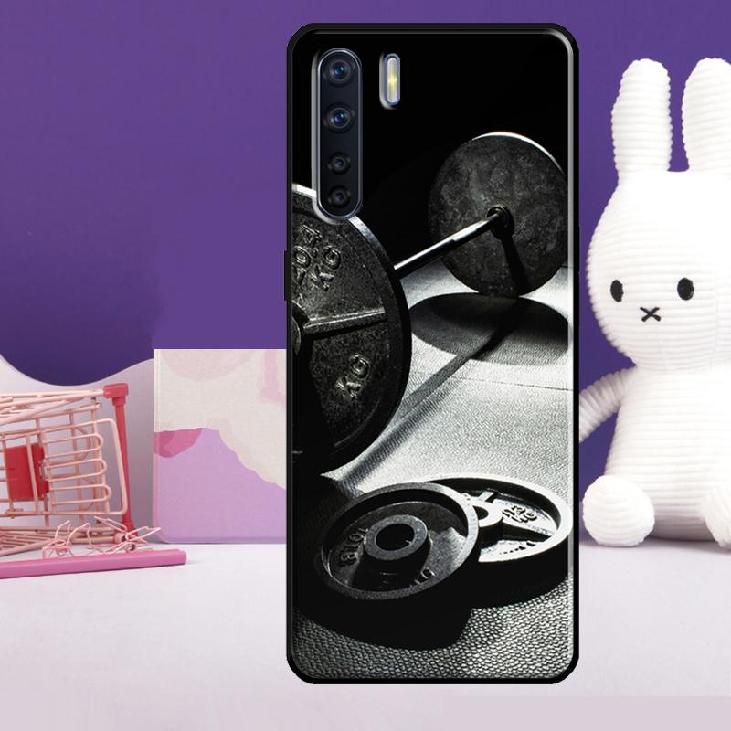 Bodybuilding Gym Fitness Case For Oppo A5 Pro A15 A17 A57 A77 A18 A38 A58 A78 A98 A94 A74 A54 A40 A60 A80 A16 A76 A96