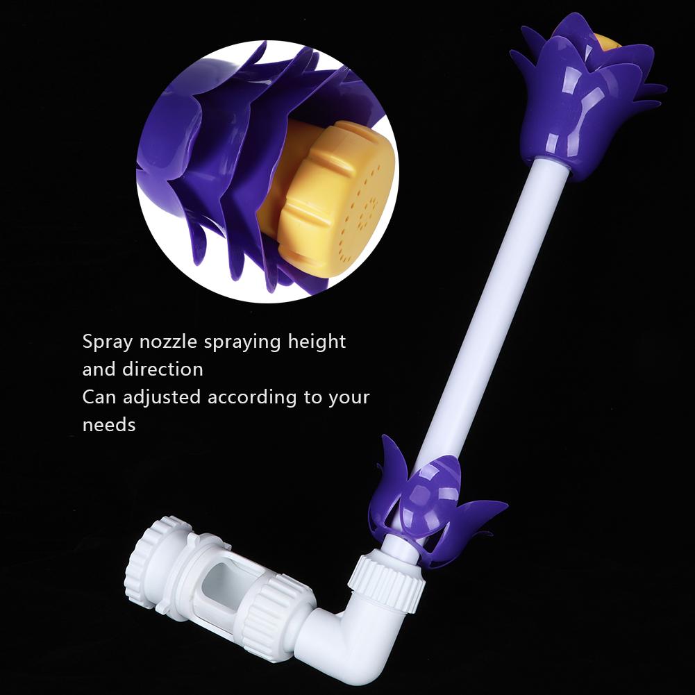 K 212 ABS Eco Friendly Non Toxic Adjustable Swimming Pool Petal Waterfall Fountain Accessory for Waterscape Decoration