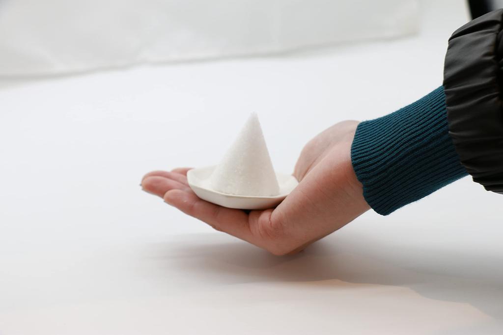 Камидана но Сато Восьмиугольный набор для соляного холмика (Маленький) + 500 г Очищающей соли для подношений, очищения и очищения