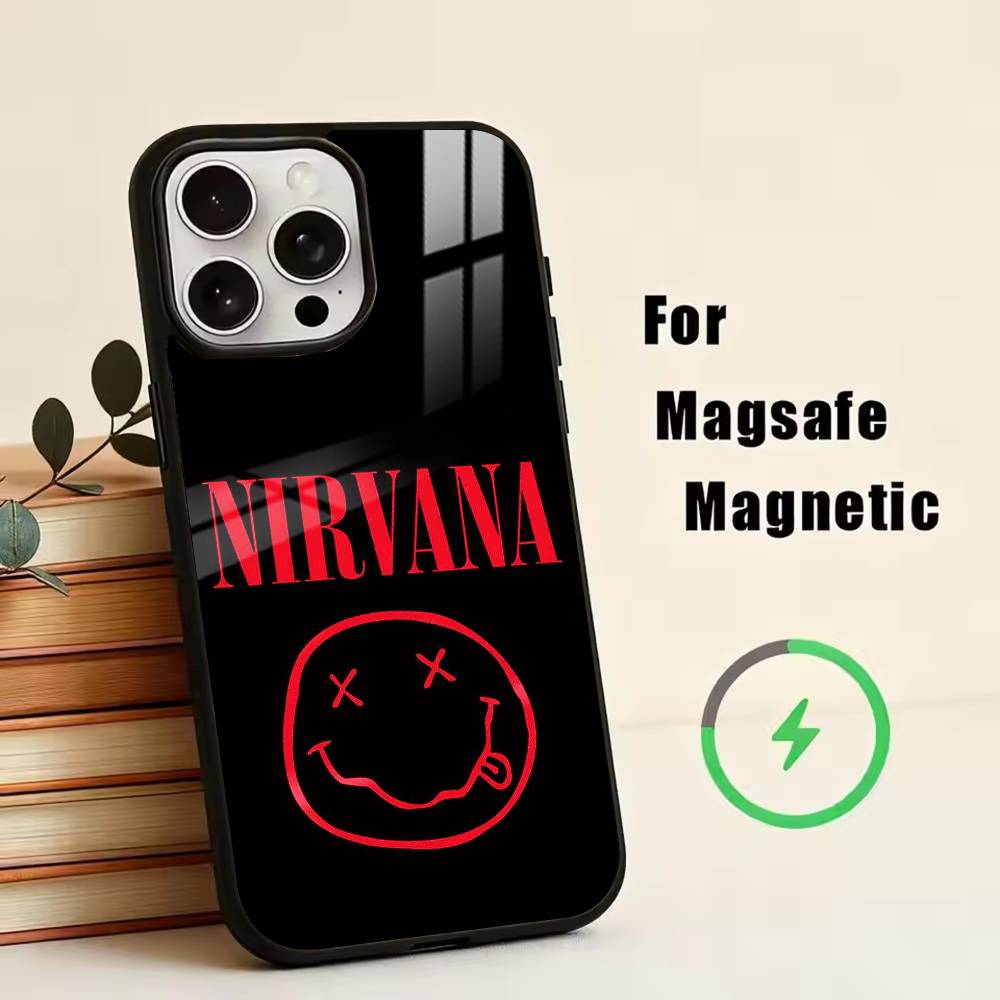 Чехол для телефона N-Nirvana для iPhone 17, 16, 15, 14, 13, 12, 11 Plus, Pro, магнитный, для беспроводной зарядки Magsafe