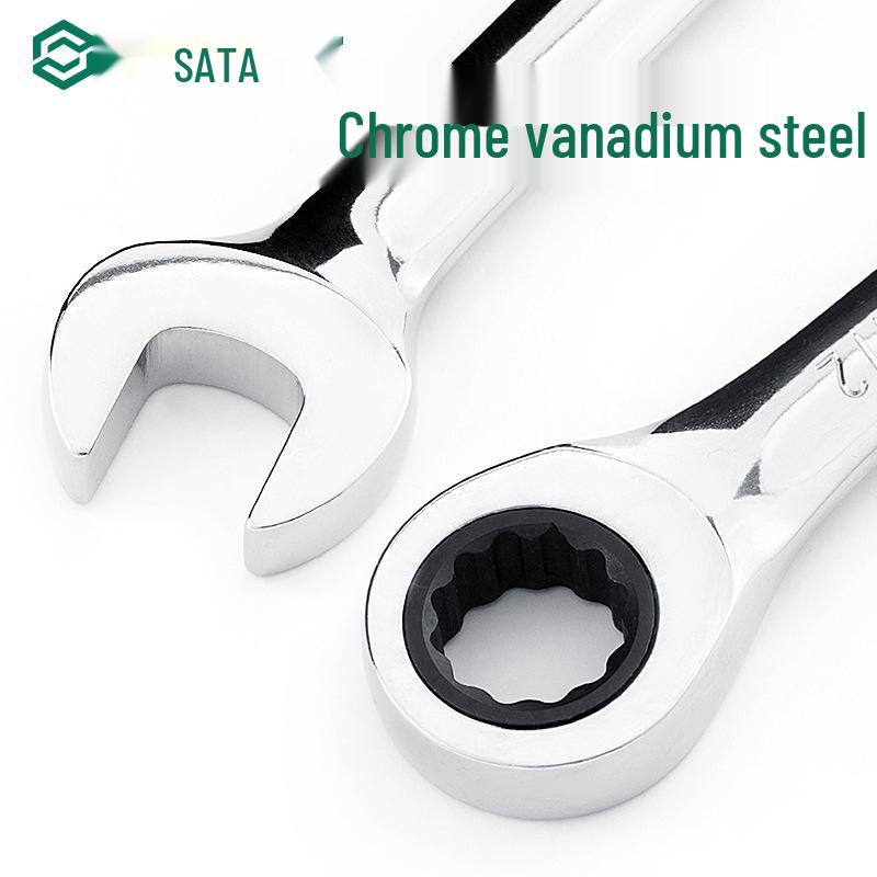 SATA 43101-43108 Дюймовый Двухцелевой Быстросъемный Многофункциональный Трещоточный Ключ