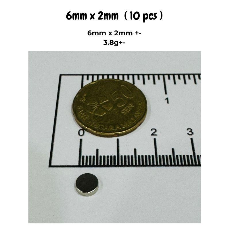 20/50 шт. 7x1 мм 6x2 мм Дисковые магниты для холодильника, для DIY-проектов, поделок, офиса, мастерской