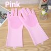 1/2/3pair Dishwashing Cleaning Gloves Silicone Dish Washing Gloves for Household Scrubber Kitchen Cleaning Tools