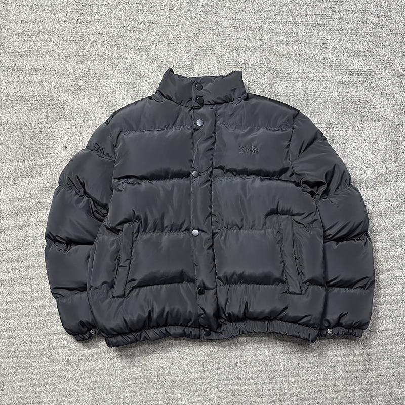 Unisex Oversized Hooded Cotton Puffer Jacket Streetwear Casual Thick Warm Coat Teens Adults