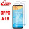 4 шт. закаленное стекло для OPPO A15 защитная стеклянная пленка