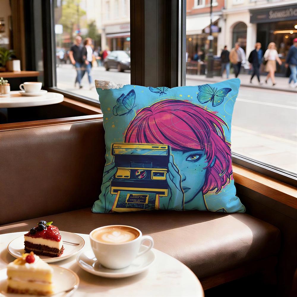 Game Life Is Strange Cushion Cover Decorative Cushions Covers Cover Sofa x Pillow Piece x x Pillowcase