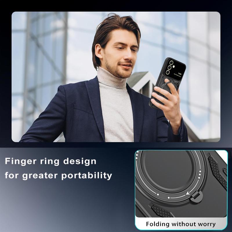 For OPPO A6 Pro case Shockproof Armor Bumper Stand with Holder Ring Cover casing For OPPO A6 Pro Phone casing