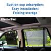 Автомобильная солнцезащитная шторка, заднее боковое окно, переднее/заднее лобовое стекло, солнцезащитный крем, мигает, черная крышка, присоска, универсальные автомобильные аксессуары