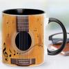 Musical Coffee Mug Ceramic Novelty Music Note Cup Large 350ml Capacity Guitar Piano Violin Design Hot Drinking Mug Musical