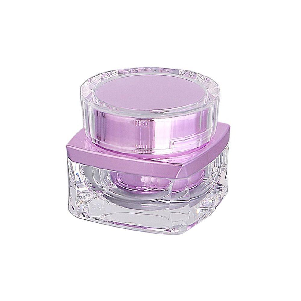 5-50 г флаконы для лосьона золотисто-фиолетовые баночки для макияжа баночки для образцов крема для лица для ухода за кожей