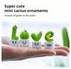 Автомобильные аксессуары Love Cactus, креативные ручные работы из смолы, имитация автомобильной консоли, подарки, украшения, аксессуары
