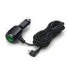 Двойное мини-USB автомобильное зарядное устройство Micro USB кабель прикуривателя 11,5 футов шнур питания розетка зарядное устройство для видеорегистратора видеорегистратор GPS видеорегистратор