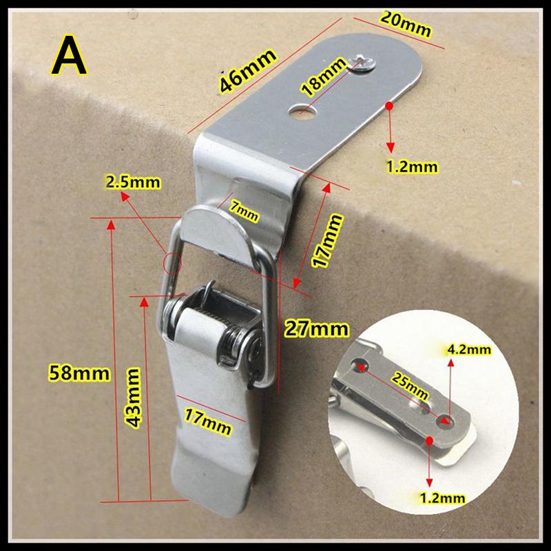 Пряжка с крючком на 90 градусов, пружинный замок из нержавеющей стали, тумблерная защелка