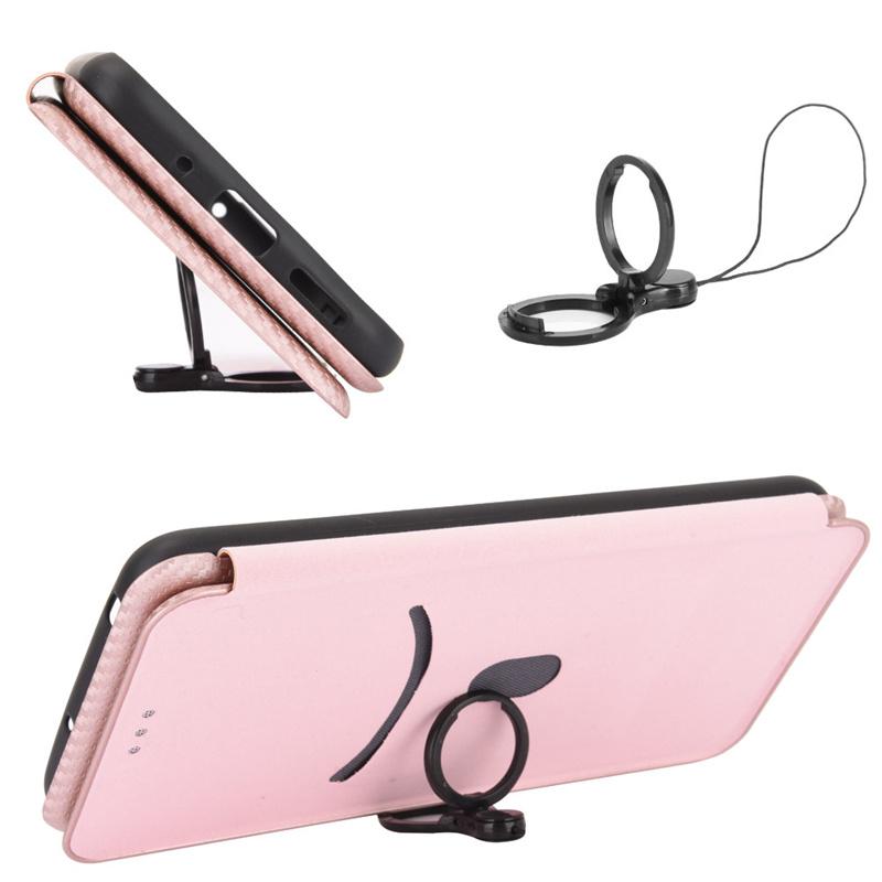 For Flip Xiaomi Poco F8 Pro 5G Card Slot Carbon Fibre Magnetic Skin Leather Cover For Xiaomi Poco F8 Pro Shockproof Phone Case