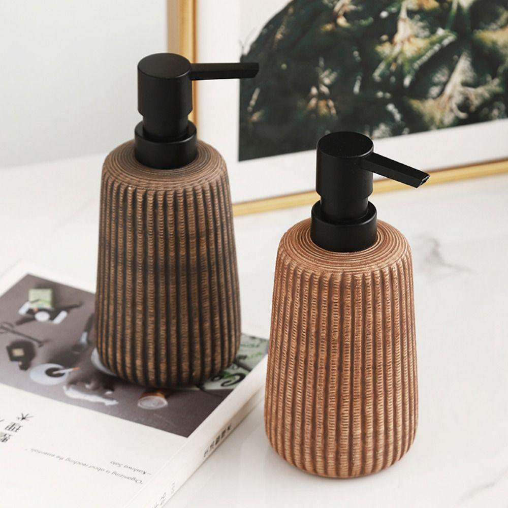 Vintage Hand Wash Dispenser Refillable Foam Pump Bottle Modern Ceramic Soap Dispenser Kitchen