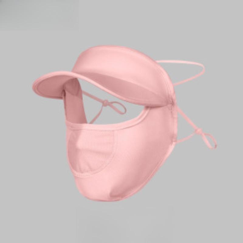 Sunscreen Mask for Women Summer Full Face Mask Sunshade Face Mask Ice Silk Anti UV Breathable One-piece