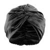 Adjustable Knotted Satin Hair Bonnet Double Layer Hair Wrap Women Hair Care Turban Satin Sleep Hat for Curly Straight Hair