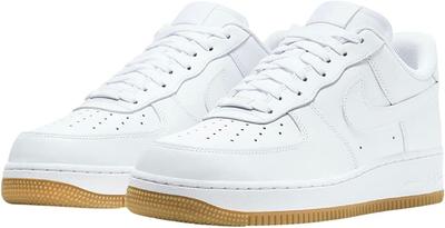 Кроссовки Nike Air Force 1 Low White Gum Мужские Премиум Кожаные Повседневные DJ2739-100 24.5 см