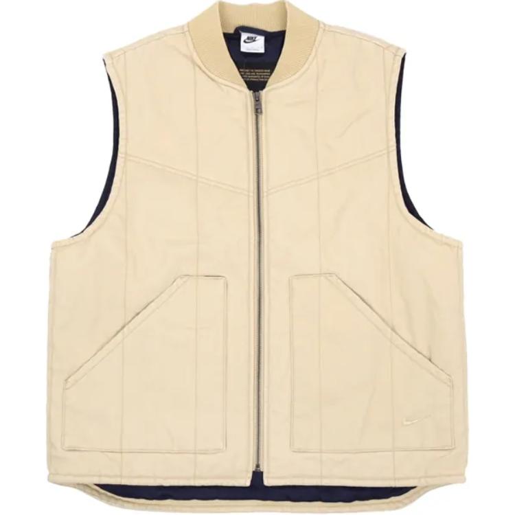 Nike Жилет без рукавов Life Solid Color Zip Casual Men Siege-Brown FQ1862-252