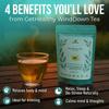 GetHealthy® WindDown Tea™ for Sleep | Caffeine Free Bedtime Herbal Blend with Chamomile, Ashwagandha & Lavender | Relaxing Sleep Tea for Nig