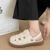 Casual Simple Baotou Thick Bottom Sandals Women's Summer White Hundred Roman Shoes