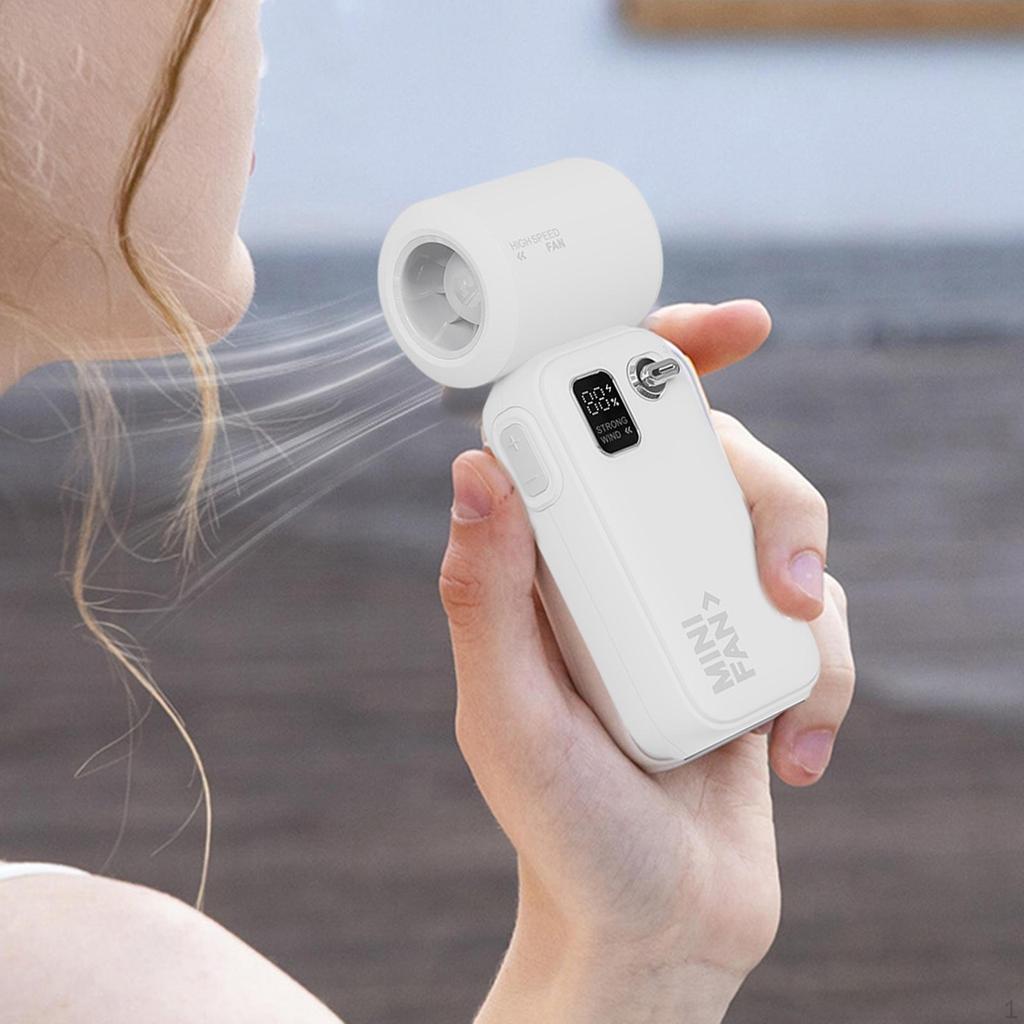 Турбо вентилятор, ручной, портативный, регулируемая скорость, перезаряжаемый, мини карманный для женщин, мужчин, девочек