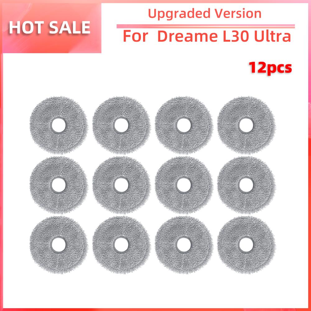 Совместимость с роботизированным пылесосом Xiaomi Dreame L30 Ultra, основная боковая щетка, фильтр HEPA, насадка для швабры, пылесборник, сменные детали, аксессуары